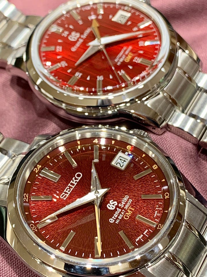 SBGJ273 9S86-00N0 エレガンスコレクション「床もみじ」GMT マスター
