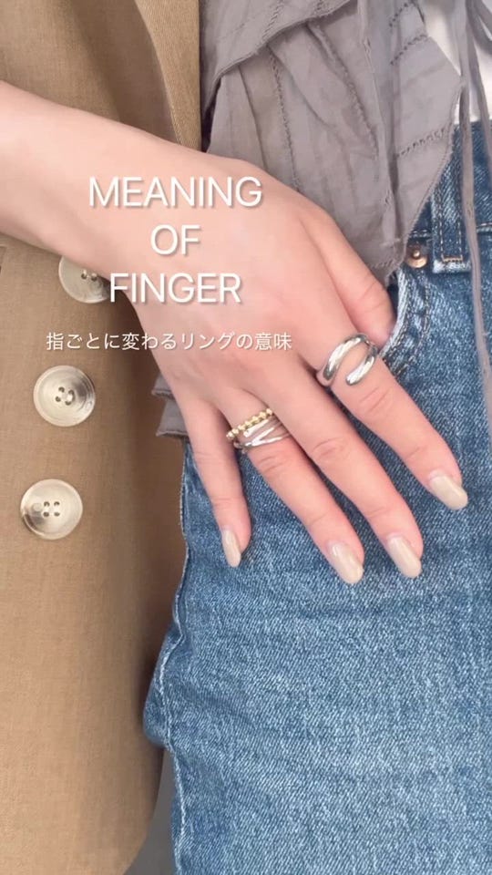 【極美品】✨カナルヨンドシー リング 7号 石付 ウェーブ シルバー　指輪 極美品】✨ヨンドシー リング 10号 シルバー ウェーブ 石付 4