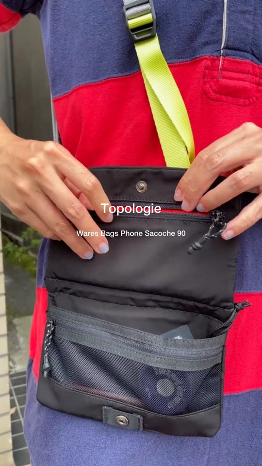 Topologie｜トポロジー】Wares Bags Phone Sacoche 90 フォン