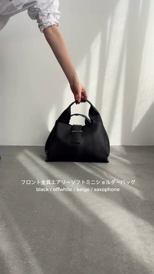 VIS(ビス) / 【軽量】フロント金具エアリーソフトミニショルダーバッグ