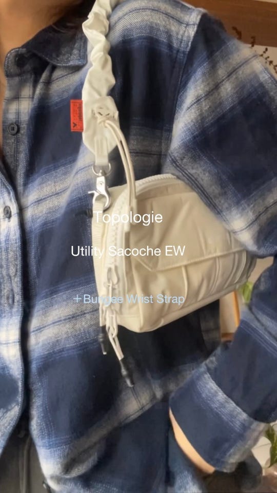 Topologie｜トポロジー】Puffer Strap パファーストラップ (バッグ