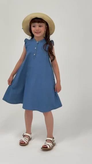 SHIPS KIDS:100～130cm / レース ペプラム ノースリーブ ブラウス