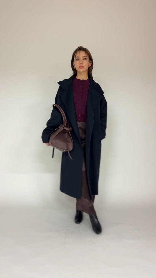 KINO THE KEI フラップ ポケット ニット カーディガン ネイビー フラップ ポケット ニット カーディガン KINO THE KEI 全4色｜ktk431