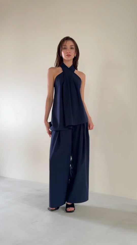 ダブル タック ワイド パンツ ( セットアップ可 ) KINO THE KEI