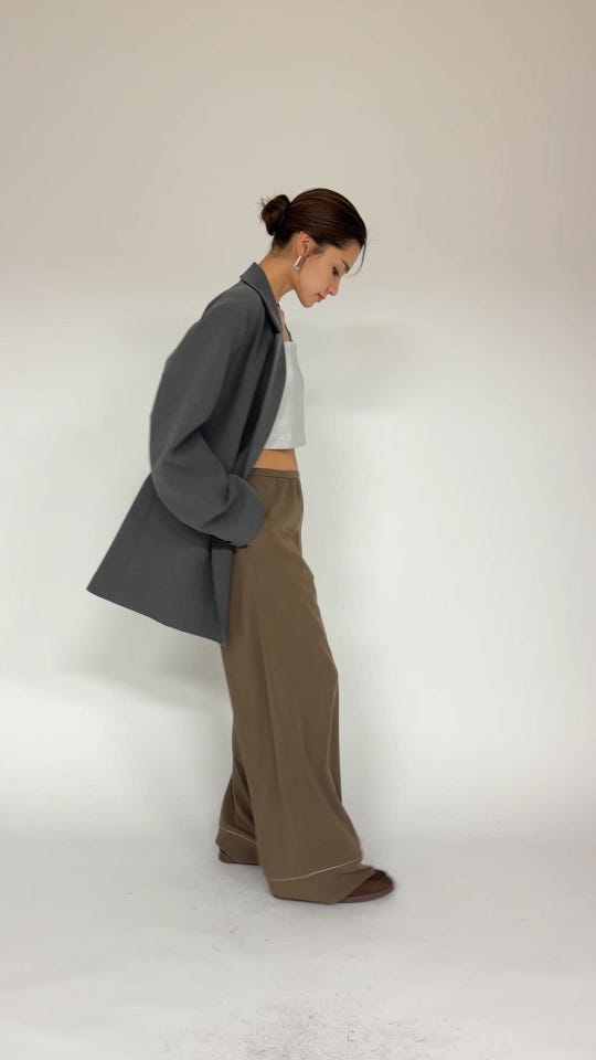 トップス nanaka HINOC RIPSTOP CAMP SHIRT W ヒノック リップストップ キャンプシャツ