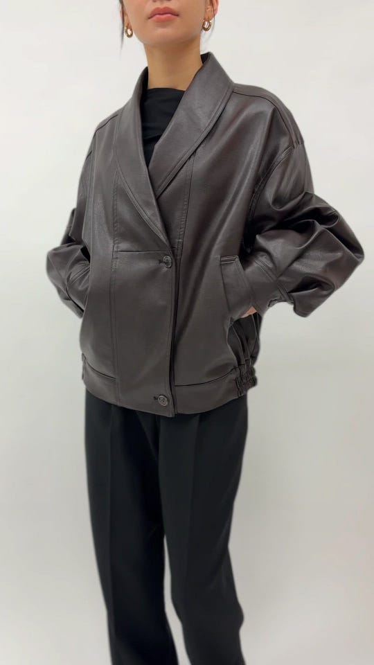 kiyoshi　50s ロカビリー　レミニッセンス　レザーブルゾン ショールカラー レザー ブルゾン KINO THE KEI 全2色｜ktk131
