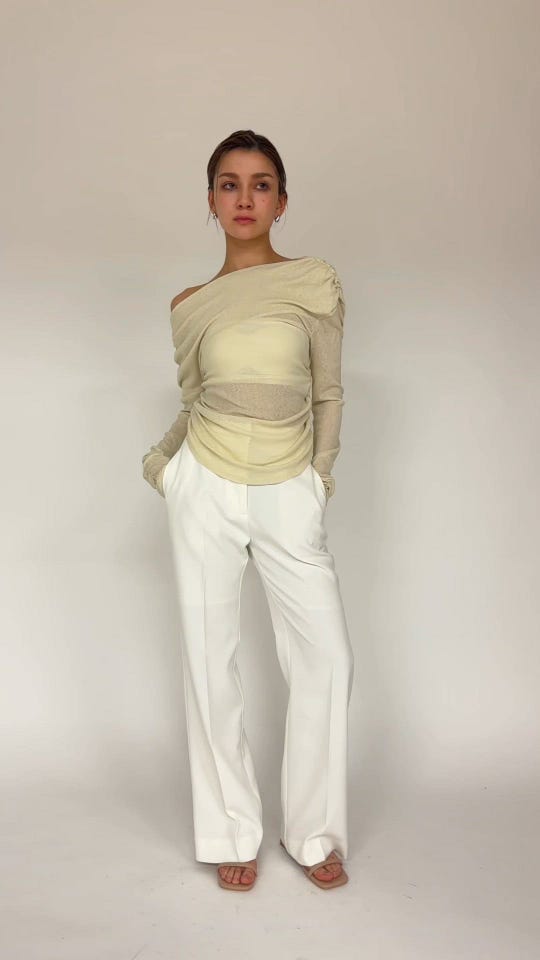 パンツ KIE 別注 HOME BAGGY DAMEGED(XS WHITE): SHINYAKOZUKA: MENS｜CONZ