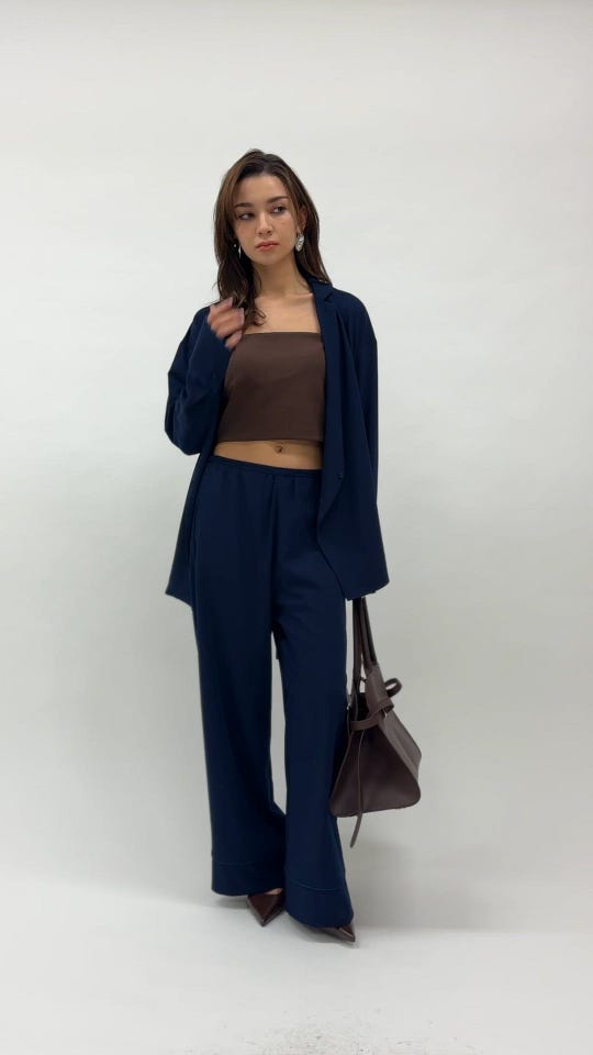 トップス you.ki.kamone ニットドッキング プルオーバーシャツ（01-04HO02-206）｜K.T キヨコ